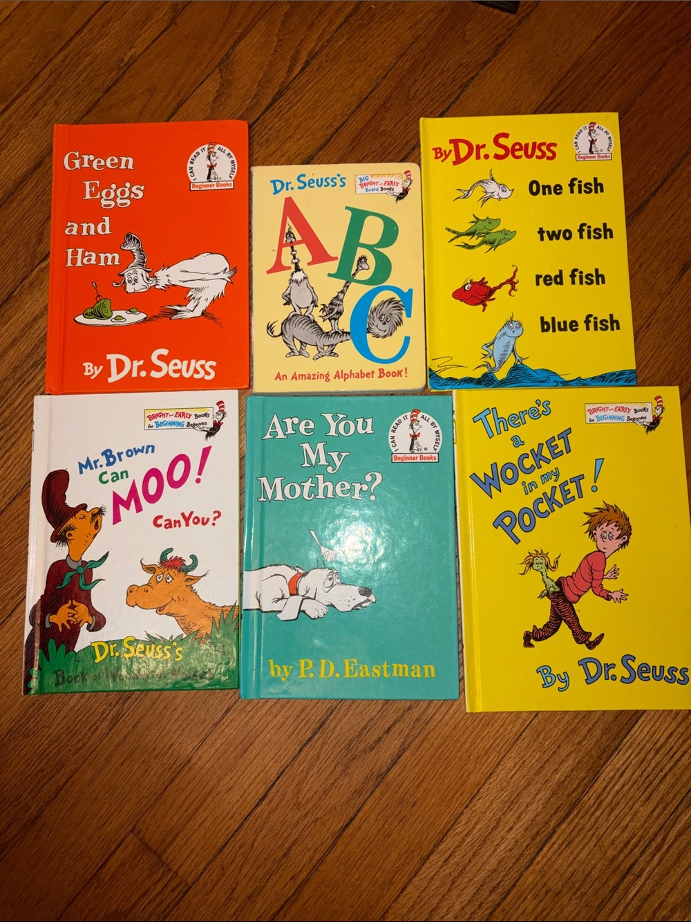Lot of 6 Dr. Seuss hardcover books